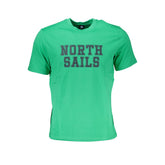 North Sails Green Cotton T-Shirt -   -  North Sails.
